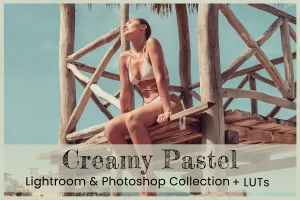 旅行摄影奶油粉色Lightroom预设Photoshop动作滤镜Creamy Pastel Photoshop 动作 LUT