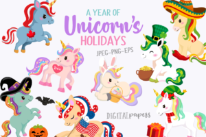 独角兽的一年假期A Year of Unicorn's Holidays