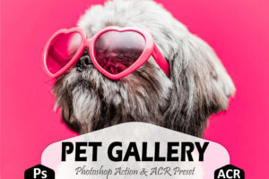 22个宠物画廊Photoshop动作Pet Gallery Photoshop Actions