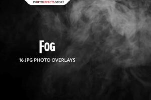 16 组雾照片叠加Photoshop 叠加Fog Photo Overlays Set