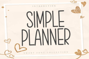 Simple Planner 字体