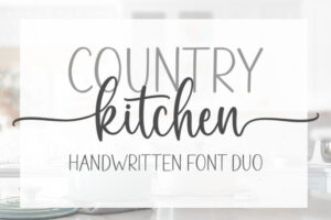 乡村厨房字体Country Kitchen