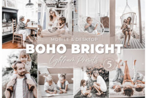 摄影预设 Boho BrightLig htroom Presets Boho Bright