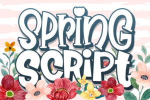 Spring Script Fonts