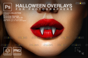 万圣节覆盖Photoshop 叠加Halloween Overlay, Photoshop, Vampire