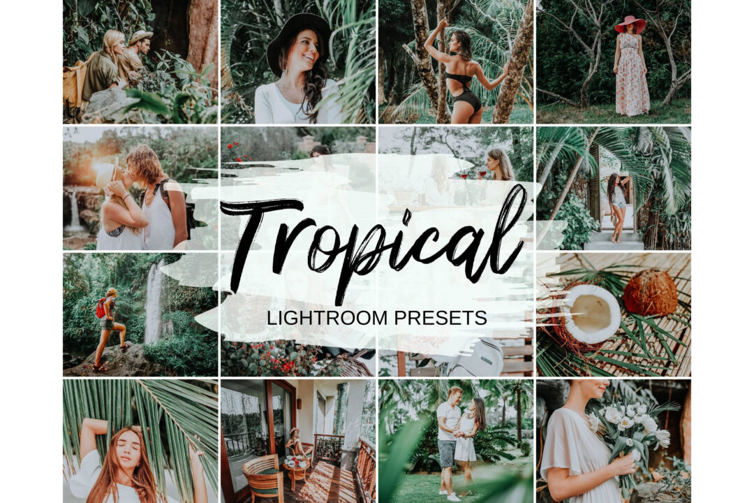 旅行穆迪博主热带凉爽Lightroom 预设手机版app滤镜海滩预设