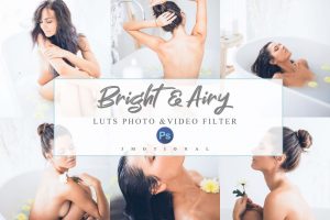 12 个明亮通风的 Photoshop 动作、ACR 和 LUT 预设