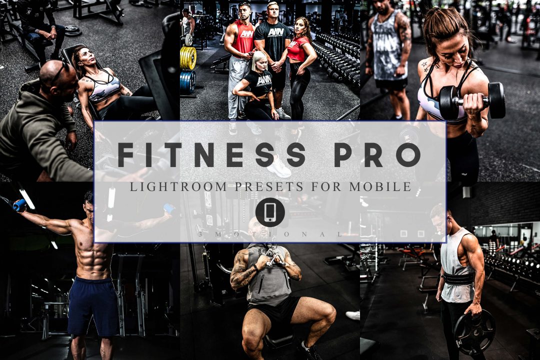12 个移动 Lightroom 预设 Fitness Pro 健身房预设 摄影师滤镜