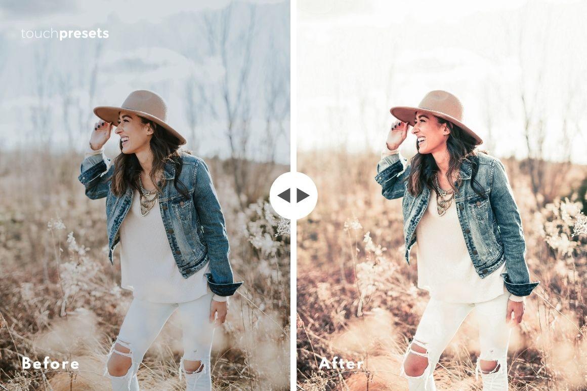 14 个 Lightroom 预设 - 明亮的波西米亚风手机版预设 Dng 预设 Xmp 预设插图4