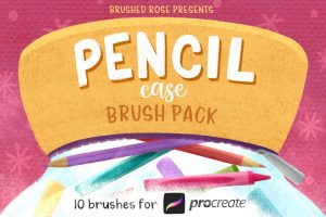 Procreate 笔刷包 | 彩色铅笔 蜡笔