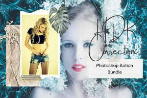 HDR 校正 PS 动作包Photoshop 插件 照片效果