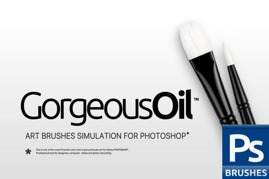 RM高品质油画笔刷合集 RM Gorgeous Oil ps笔刷素材网