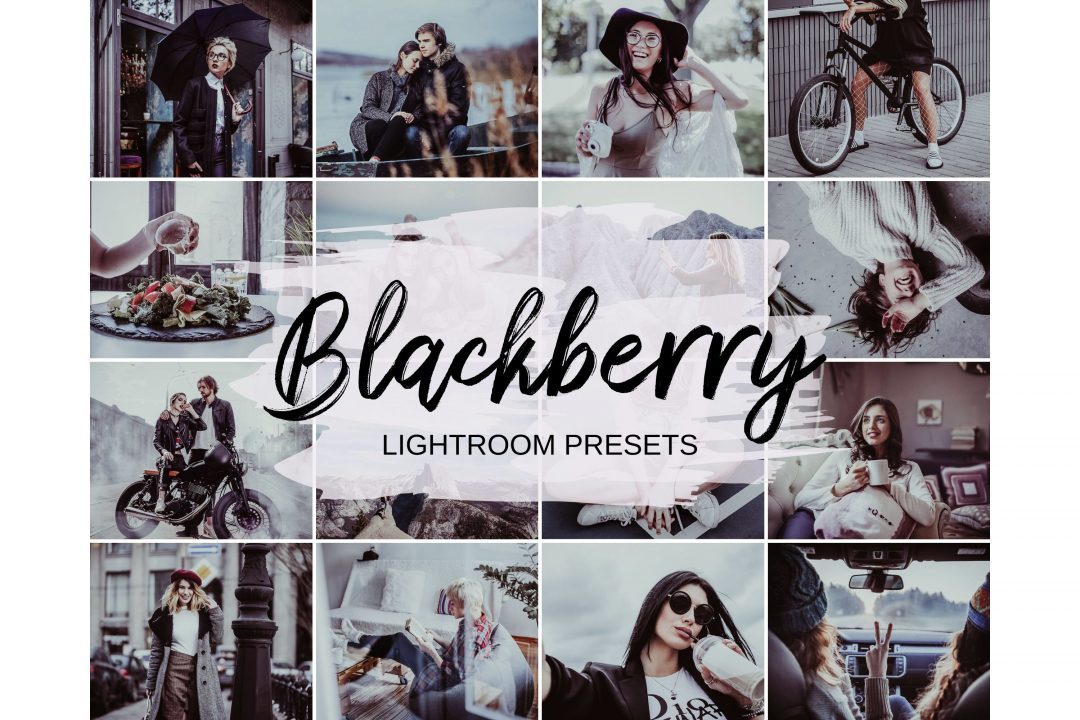 Instagram黑暗紫色穆迪Lightroom预设 手机APP LR预设