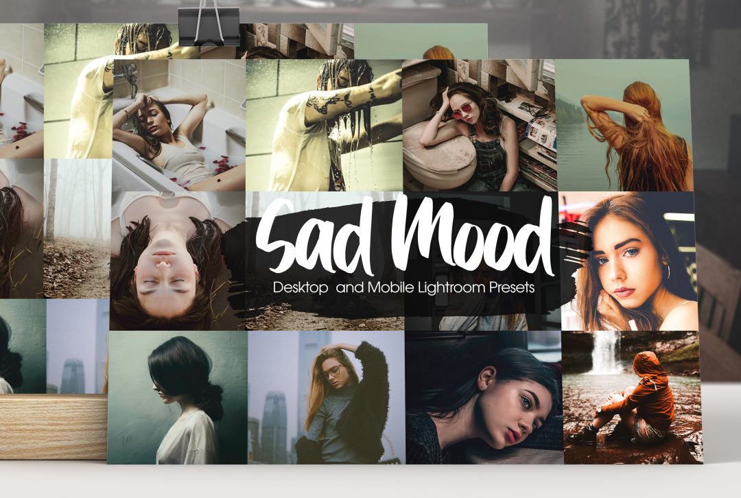 Vsco滤镜iPhone预设悲伤心情Lightroom 预设Sad Mood Lightroom Presets