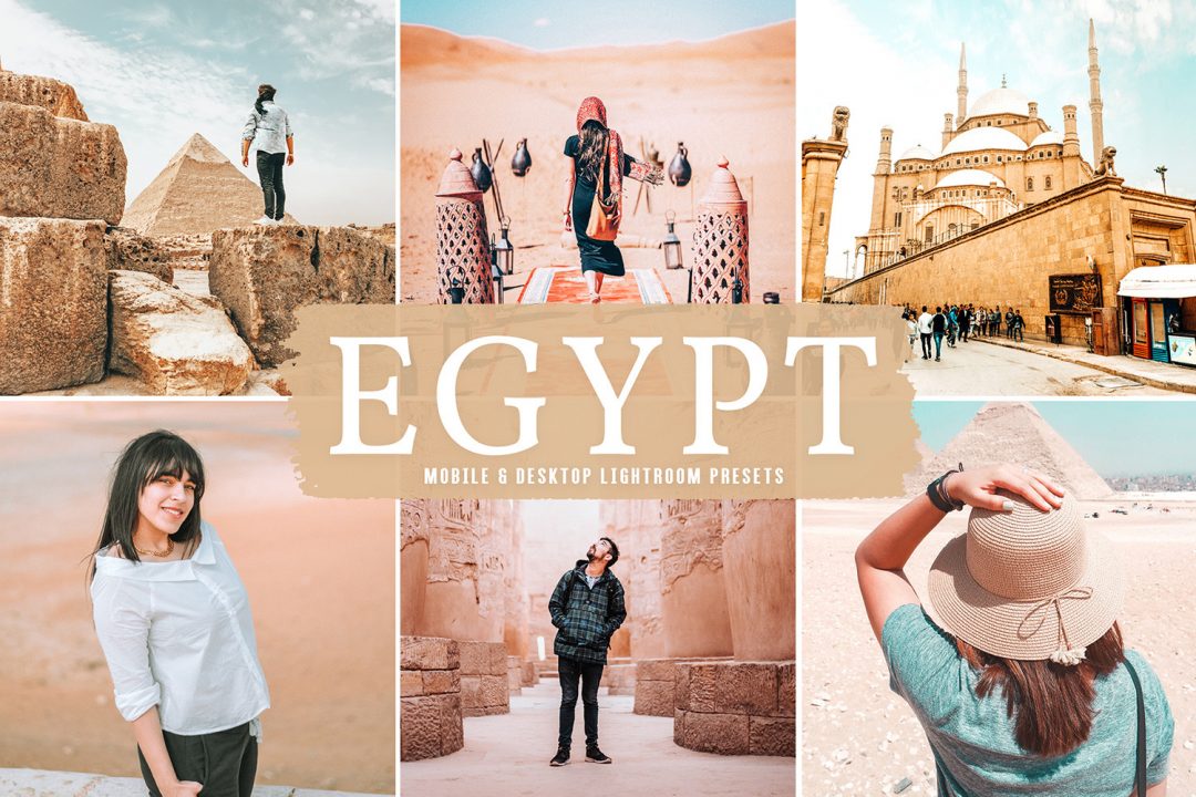 埃及旅行预设 Pro Lightroom 预设 手机app预设下载