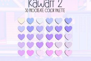 Kawaii 2 Procreate 调色板