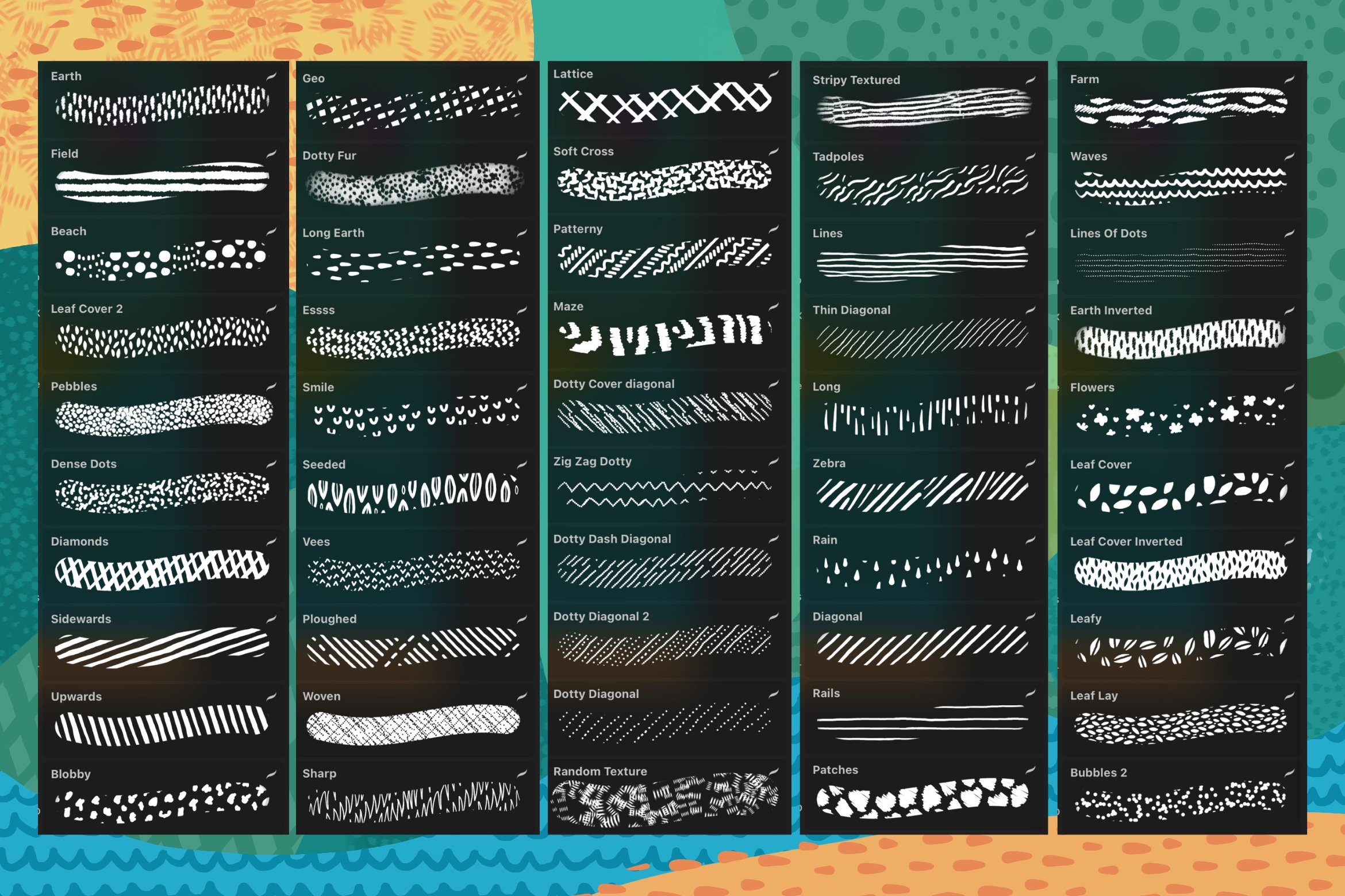 Pattern Magic 2 Procreate 图案画笔插图2