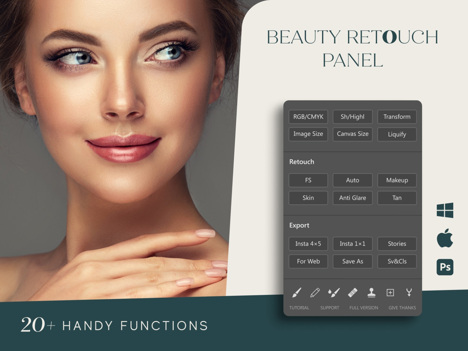 Beauty Retouch Panel – Photoshop 插件 (WIN+MAC)插图