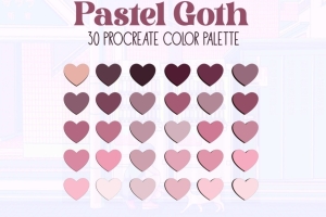Pastel Goth Procreate 调色板