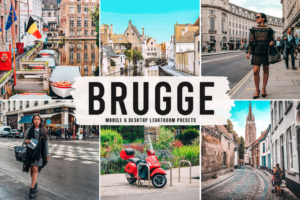 人像旅拍博主预设 旅行摄影Brugge 滤镜Lightroom 预设Brugge Pro Lightroom Presets