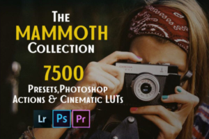 7500 个预设 Photoshop 动作和电影 LUT The Mammoth Collection
