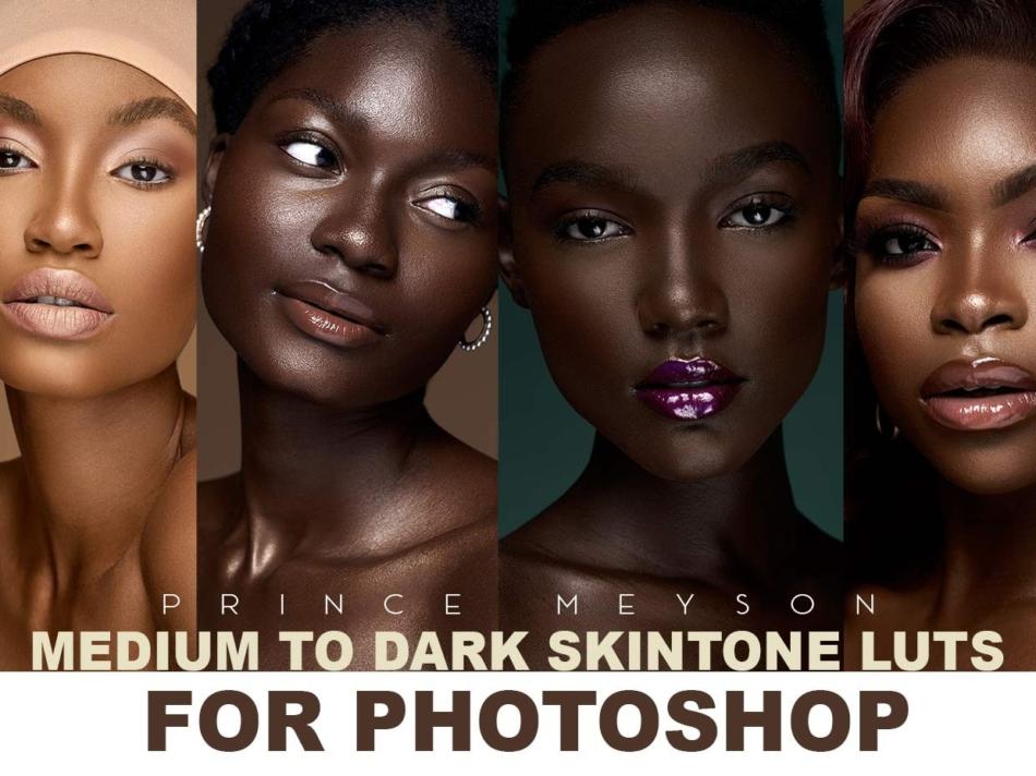 Pro Retouching Essentials Pack || 梅森王子  浅色皮肤的肤色 LUT (Photoshop)  Photoshop 的肤色 LUT