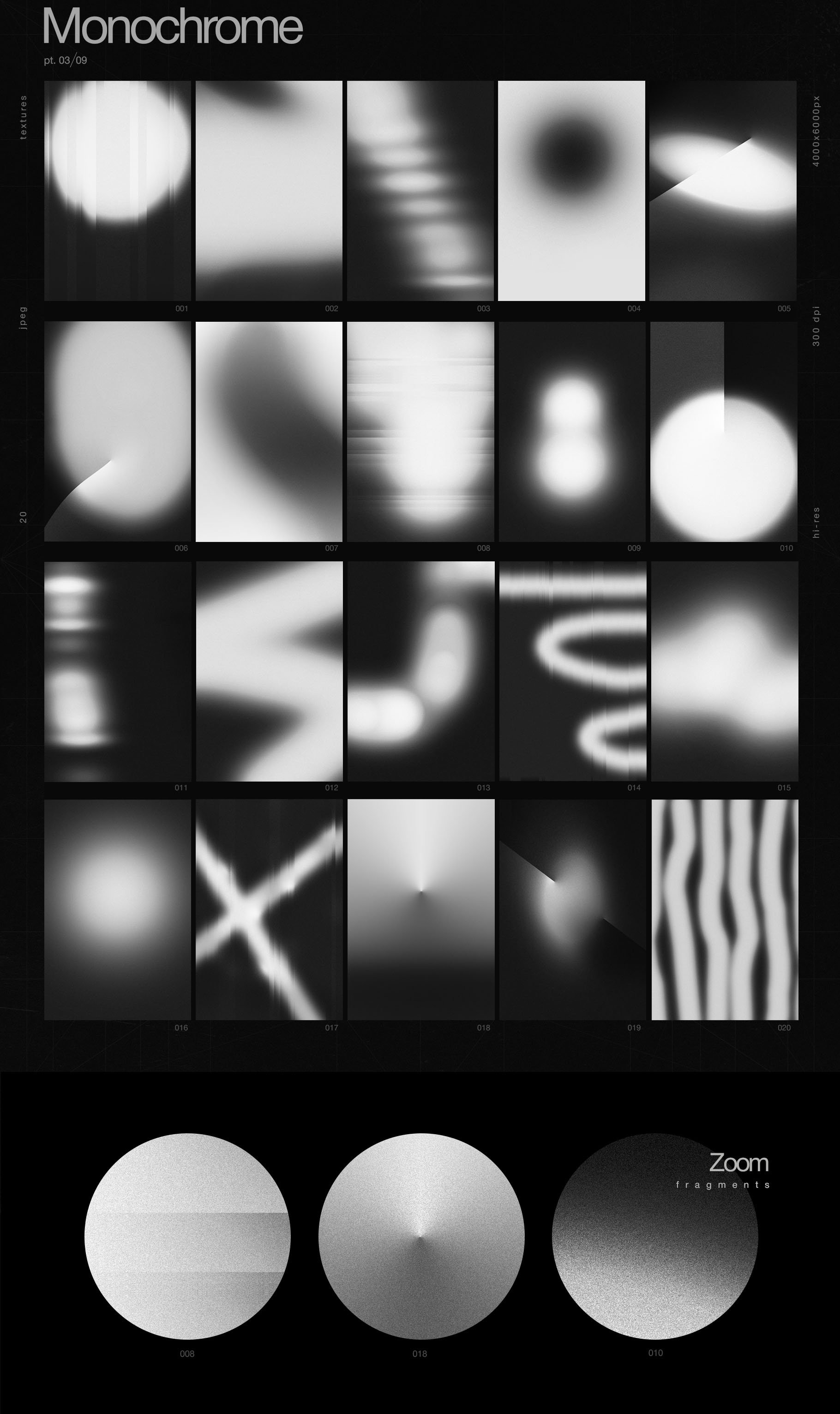 未来派复古纹理垃圾全息渐变镭射做旧纹理酸性艺术抽象形状合辑 Textures, Shapes, Grids插图4