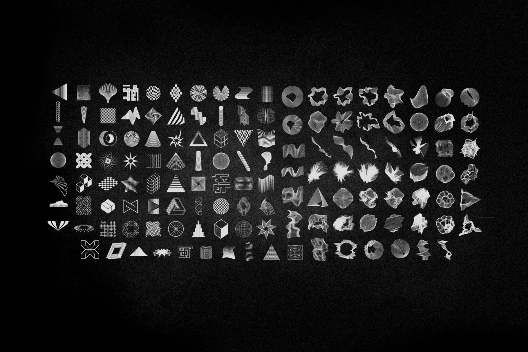 新复古垃圾摇滚颓废风抽象几何塑料保鲜膜做旧纹理素材 Abstract Shapes and Textures插图12