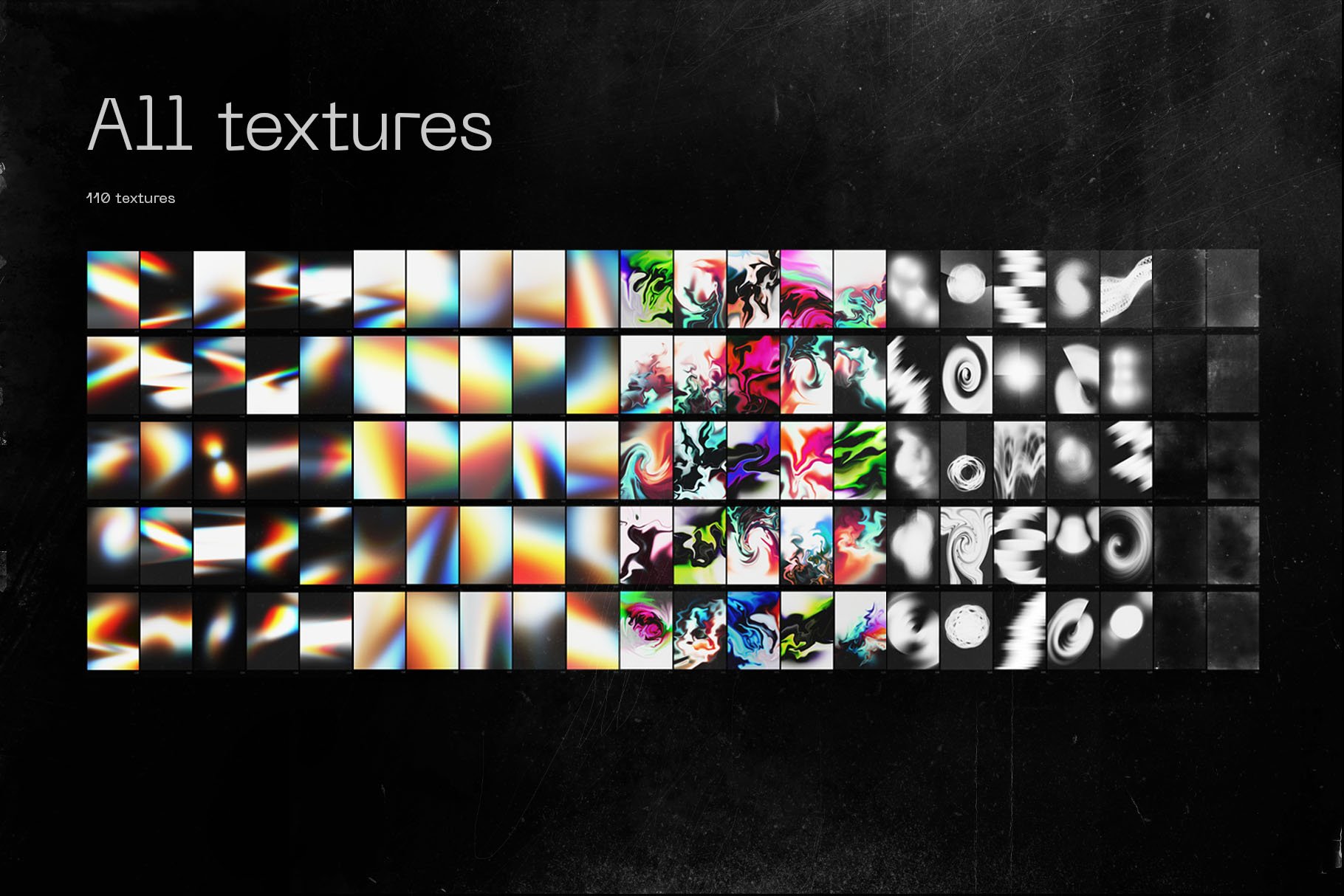 抽象炫彩全息镭射液体渐变粗糙划痕纹理背景图案PS工具包 Grafica - Textures, Shapes插图11