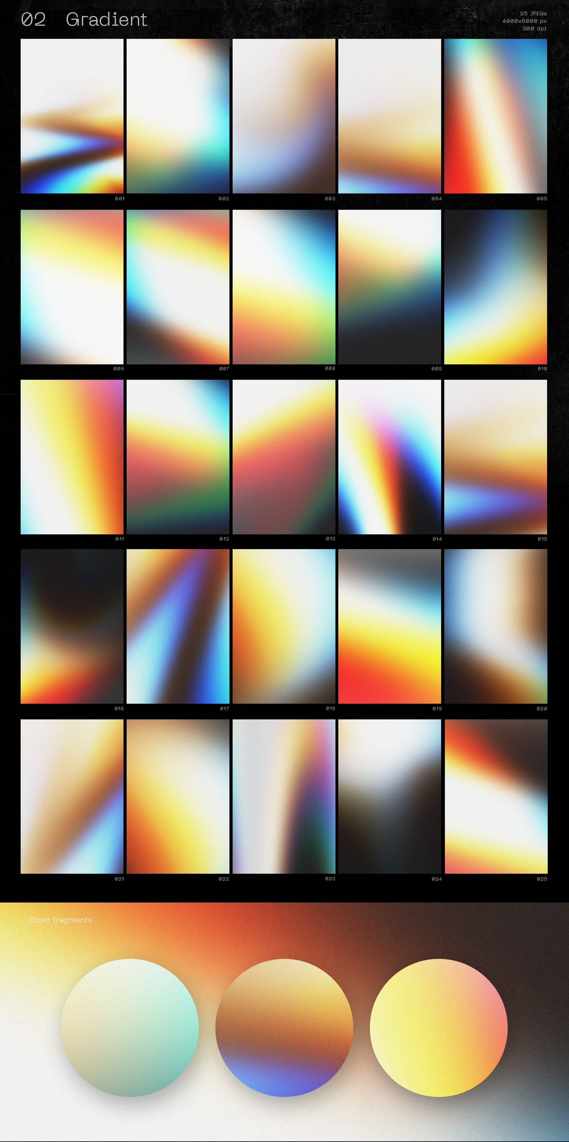 抽象炫彩全息镭射液体渐变粗糙划痕纹理背景图案PS工具包 Grafica - Textures, Shapes插图9