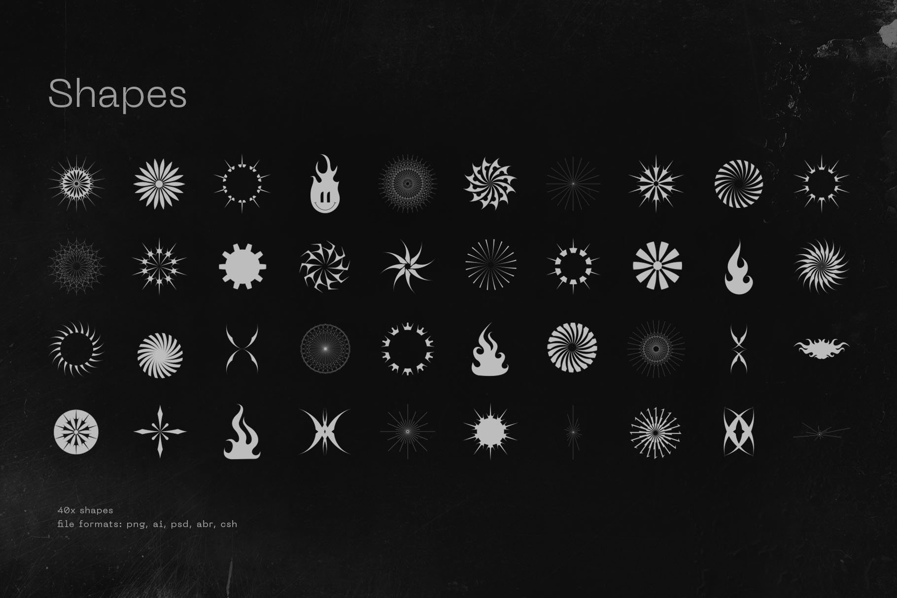 抽象炫彩全息镭射液体渐变粗糙划痕纹理背景图案PS工具包 Grafica - Textures, Shapes插图5