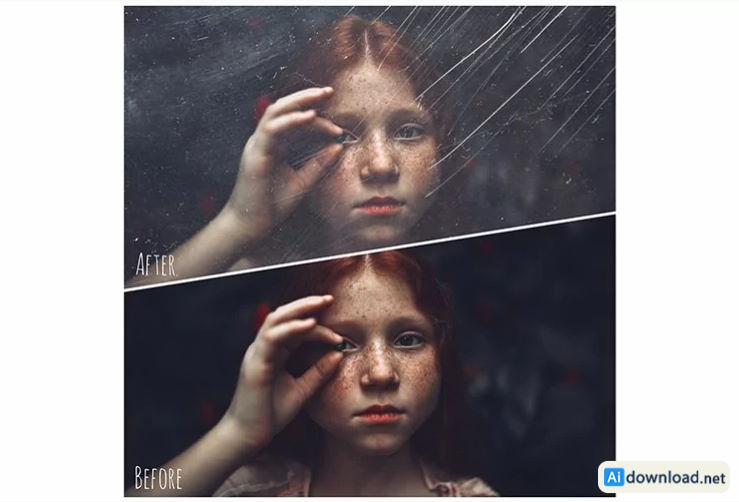 灰尘和划痕胶片 Photoshop 叠加层 Photoshop模板下载插图3
