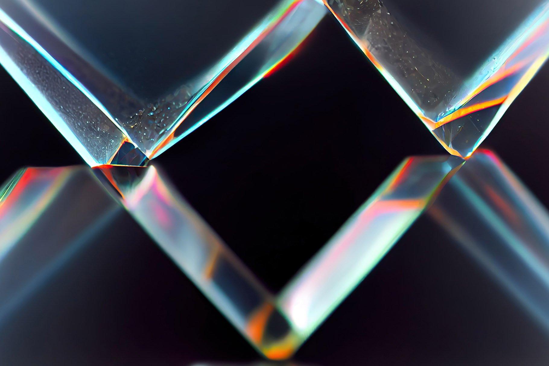80种棱镜玻璃反射水晶漏光照片叠加层 Glass Reflection Photo Overlays插图1
