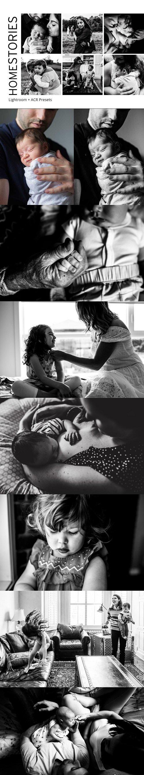 Heart + Lifestyle – Homestories B&W 预设Lightroom acr预设