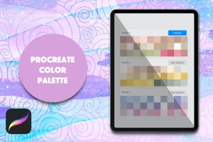 柔和彩色Procreate调色板[swatches]