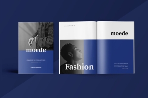 时尚高端简约品牌手册画册宣传册杂志房地产楼书设计模板（AI，EPS，INDD，PDF）