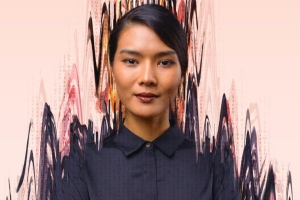 时尚高端梦幻抽象的高科技波浪虚化背景photoshop动作预设