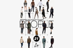 欧美男女模特免扣PNG素材 Models Design Resources