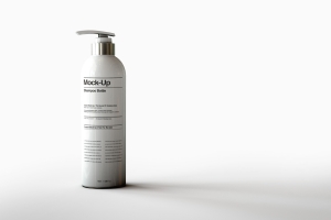 洗发水瓶包装设计贴图展示模版 Shampoo Bottle Mockup