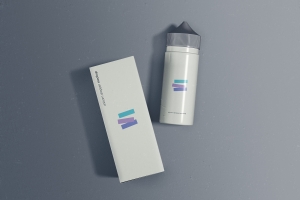 化妆品包装贴图模版 Unicorn Dropper Mockup