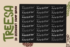 Procreate圣诞节图案笔刷（brushset）