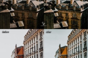 10 城市Lightroom预设黑暗色调手机滤镜Urban Lightroom Presets
