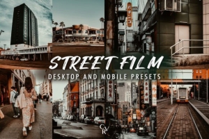 10 个街头电影Lightroom预设旅拍街道风影预设手机版 Street Film Lightroom Presets