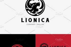 狮子LOGO模板 Lion Logo