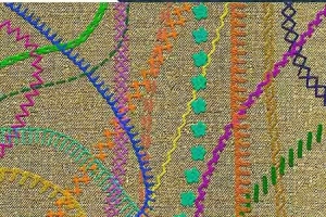 针织织物风格画笔样式素材 (abr)