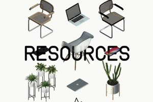 办公家具PNG免扣素材合集包 Tech & Furniture Design Resources