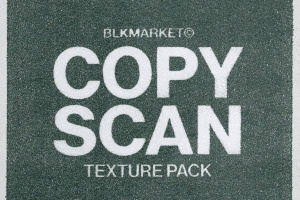 高分辨率低油墨打印机纹理做旧效果背景素材 BLKMARKET - Copyscan Textures