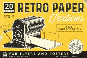 复古做旧颓废垃圾纸张纹理背景素材 Retro Paper Textures