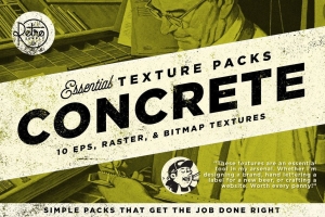 复古砂砾水泥地板土坯垃圾混泥土旧墙纹理合集包 The Concrete Essential Texture Pack