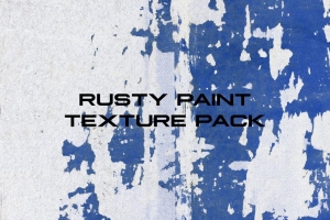 高分辨率粗犷生锈的油漆墙面纹理素材合辑 GFX DATABASE - Rusty Paint Texture Pack
